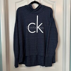 Calvin Klein Lightweight Hoodie Top, ladies size XL